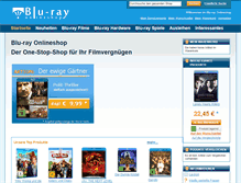 Tablet Screenshot of blu-ray-onlineshop.at